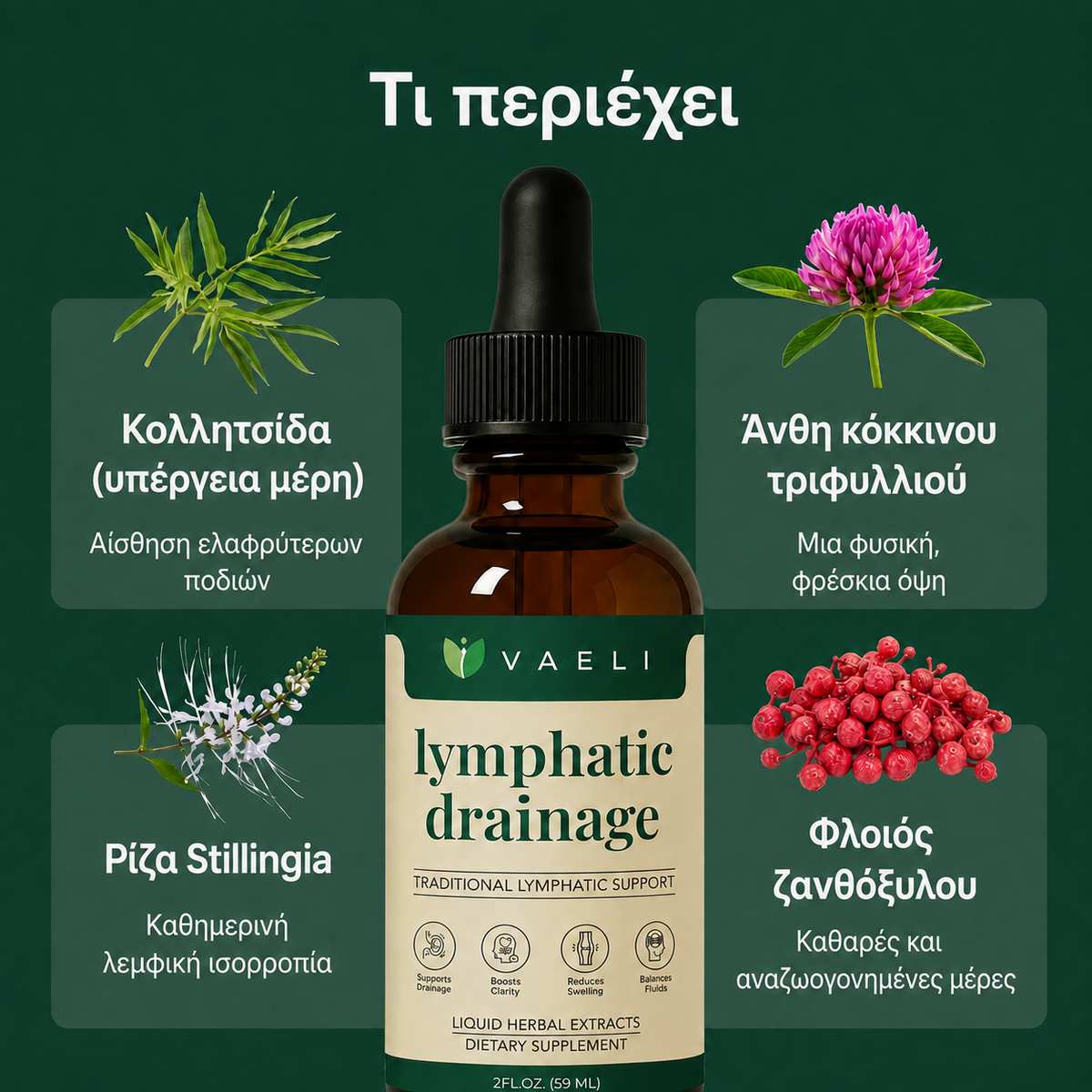 VAELI — Σταγόνες Λεμφικής Παροχέτευσης